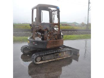 fire damaged mini excavator|damaged mini excavators for sale.